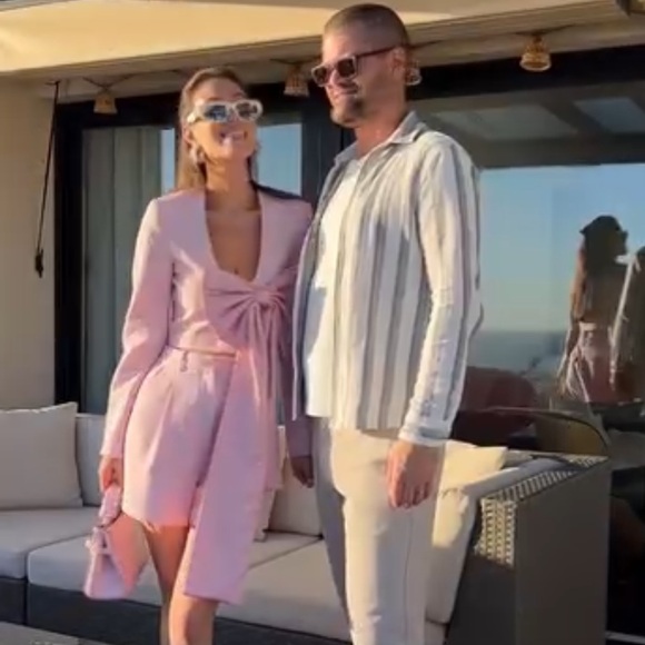 🦋 Bloggers Favorite 🦋 NWT Zara Crop Satin Effect Blazer Size M - Picture 5 of 16